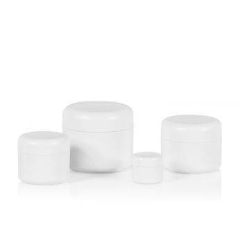 Frosted soft Jar PP White